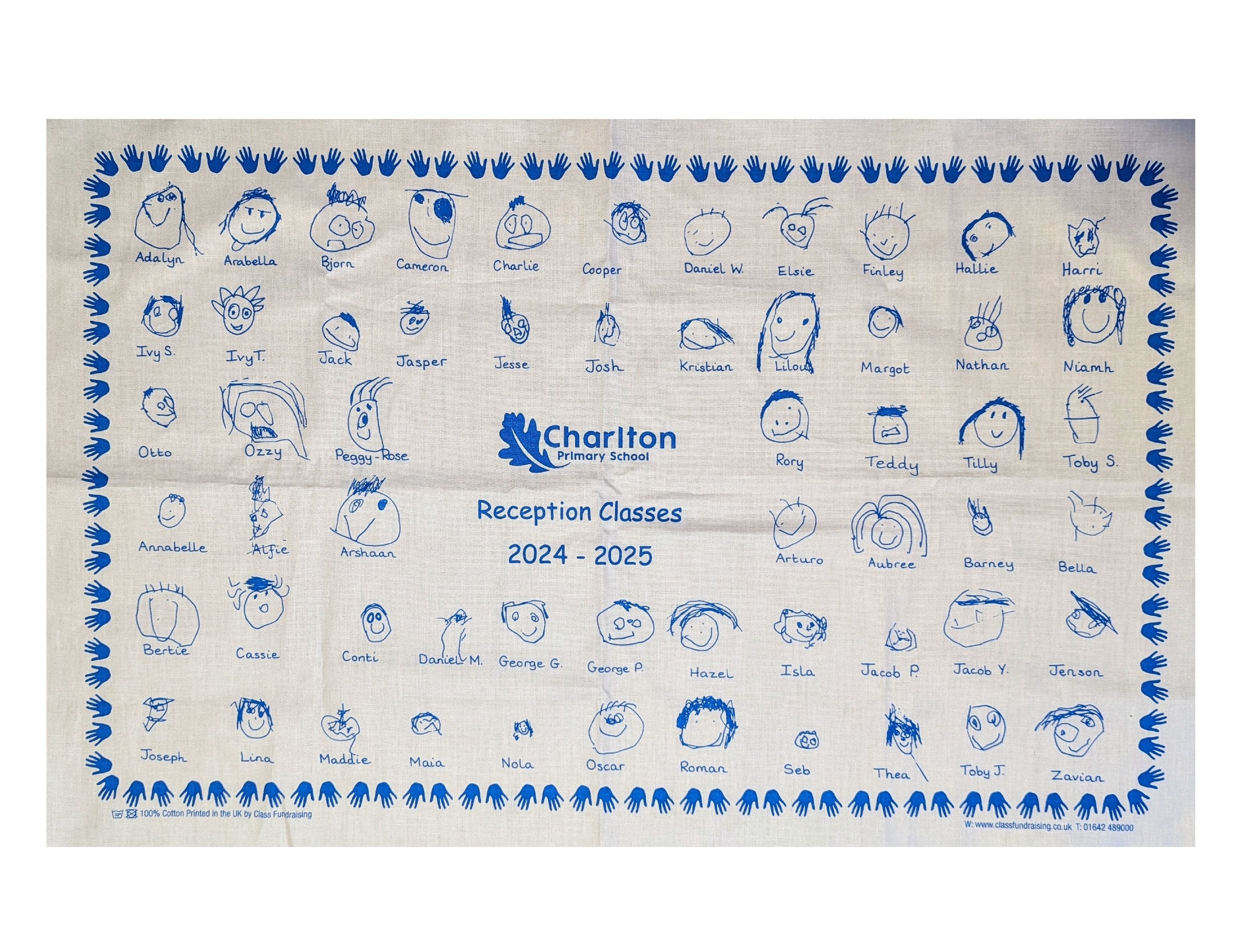 Reception Class Tea Towel '25